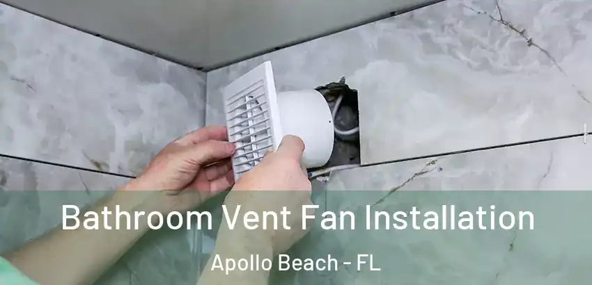 Bathroom Vent Fan Installation Apollo Beach - FL