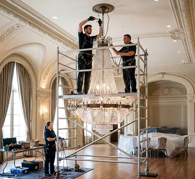 Professional Chandelier Installation: Your Local Fixture Team in Apollo Beach, FL
